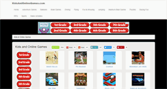 Desktop Screenshot of kidsandonlinegames.com